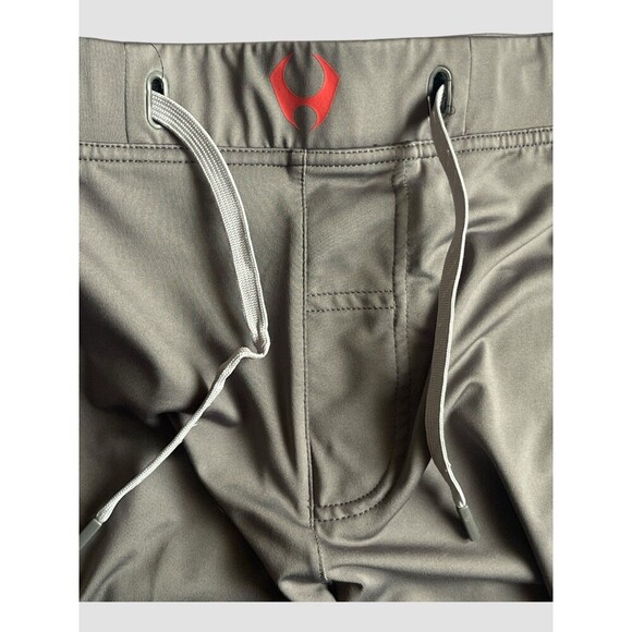 Hylete Shorts Adult M Gray Above The Knee Athletic Gym Training Workout Mens - Picture 7 of 7